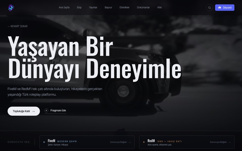 novarp.org ana sayfası